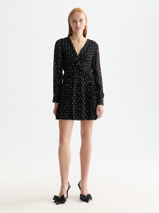 White Smoke שמלת מיני מעטפת לנשים SCOTCH & SODA