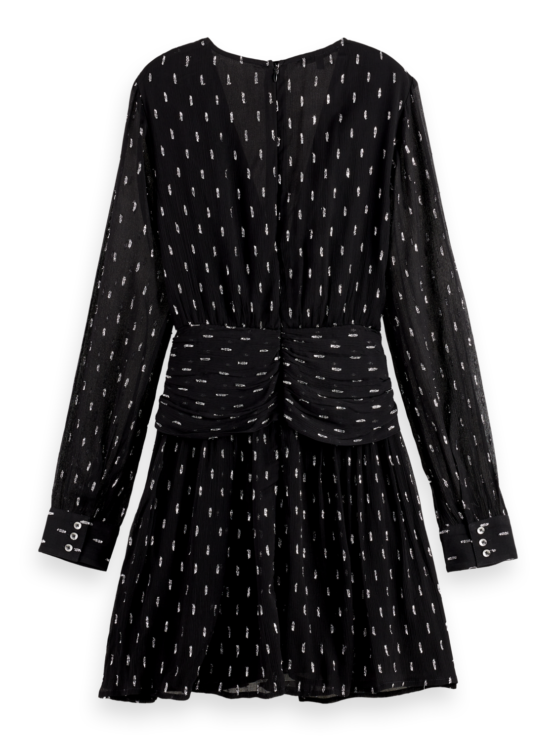 Black שמלת מיני מעטפת לנשים SCOTCH & SODA