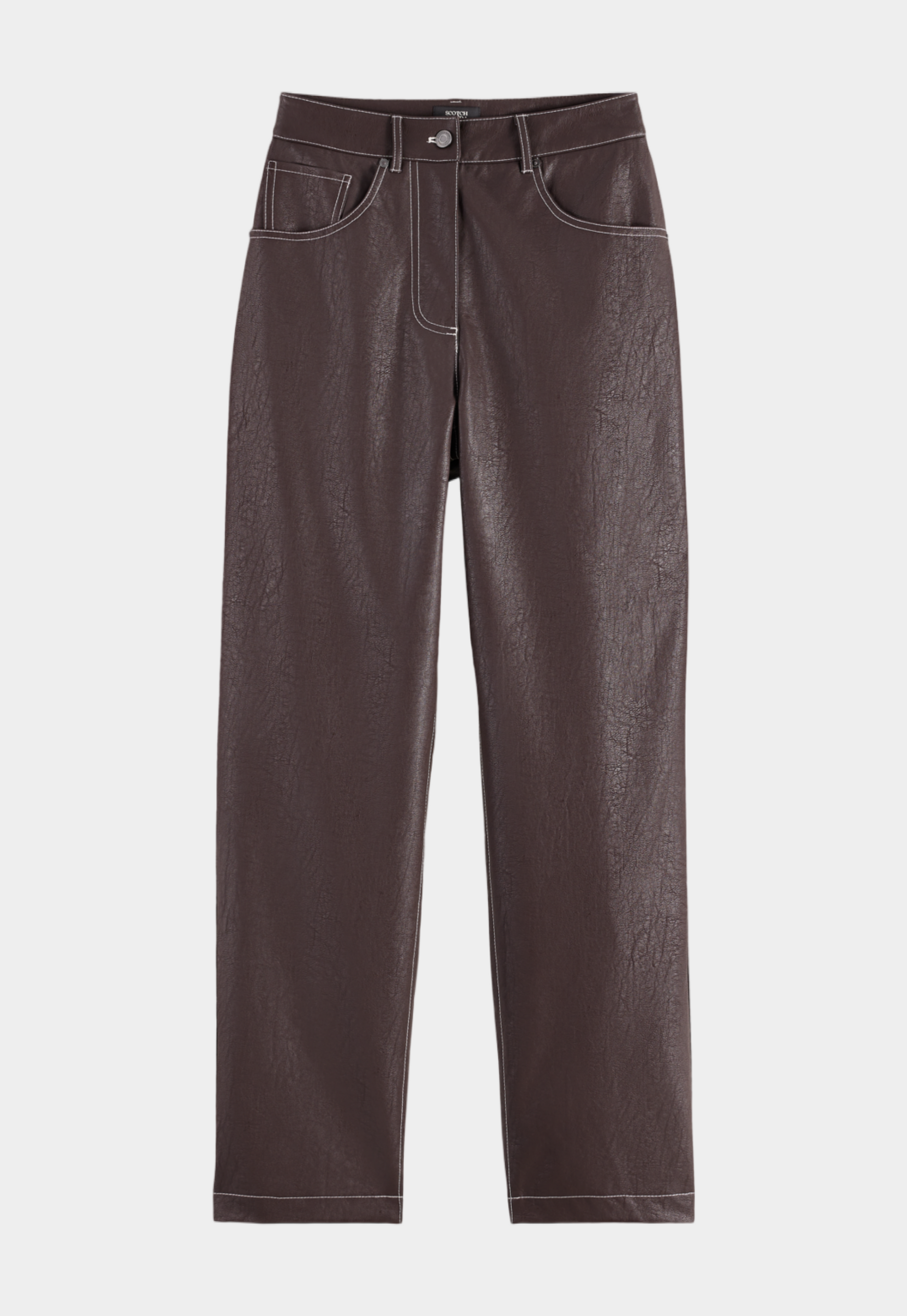 Lavender מכנסיים ארוכים דמוי עור לנשים Aurora SCOTCH & SODA