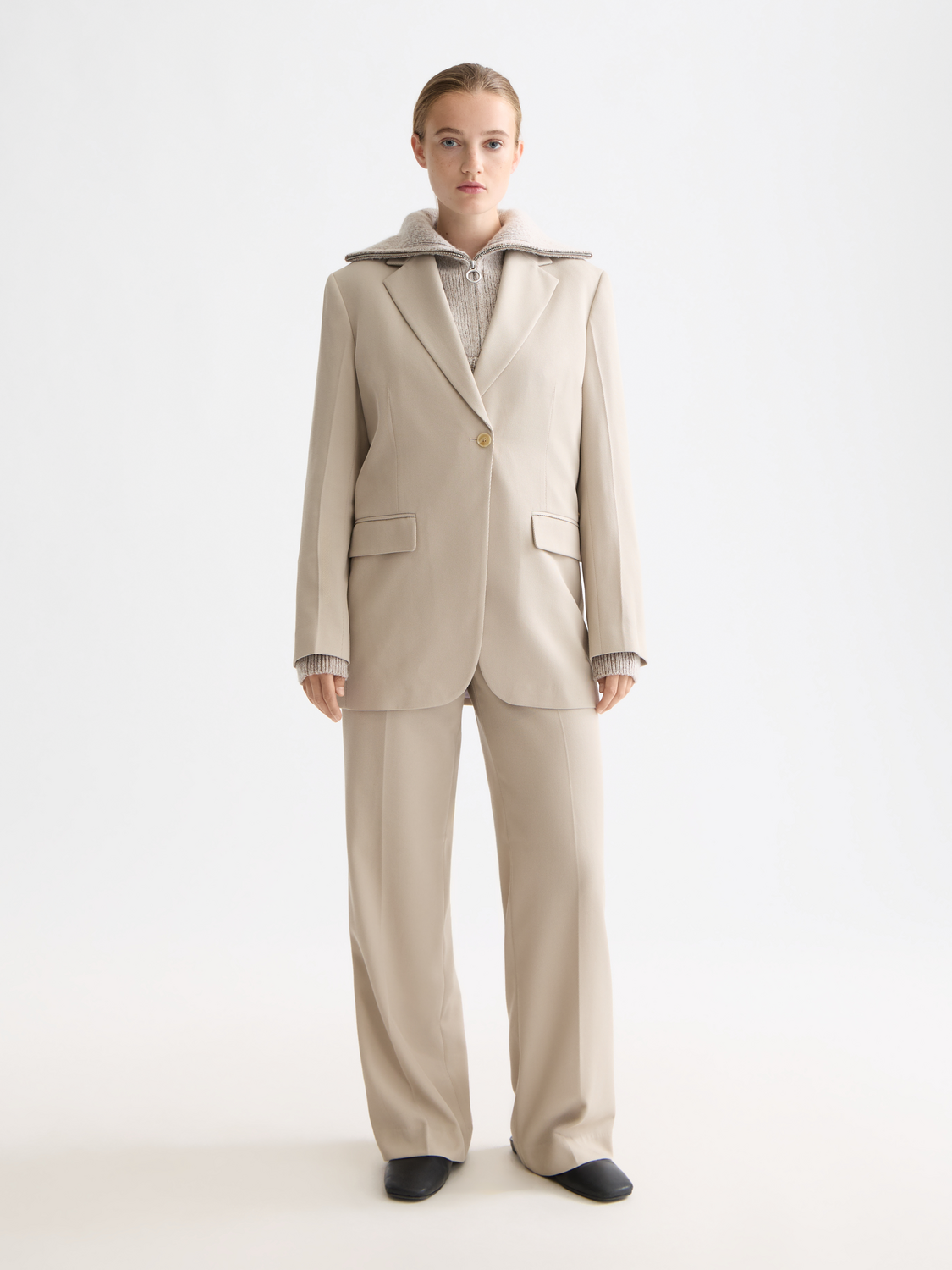 White Smoke מכנסיים ארוכים לנשים Edie SCOTCH & SODA