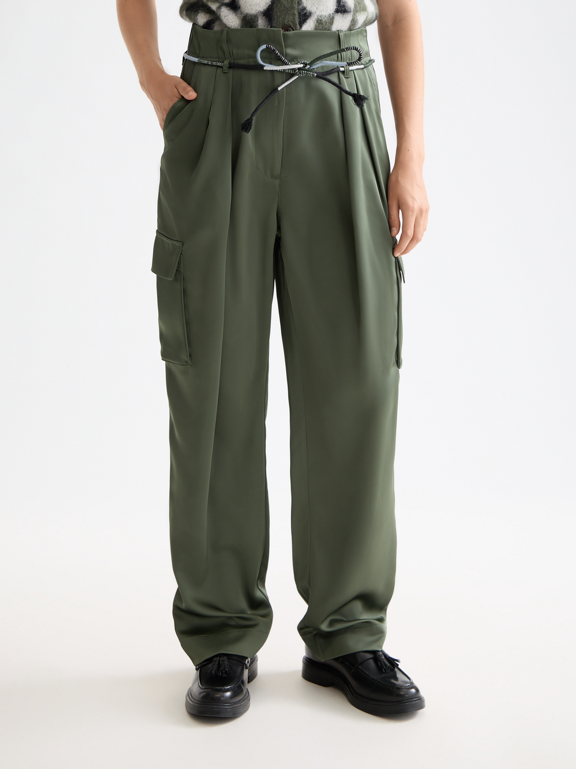 White Smoke מכנסיים ארוכים לנשים Faye SCOTCH & SODA