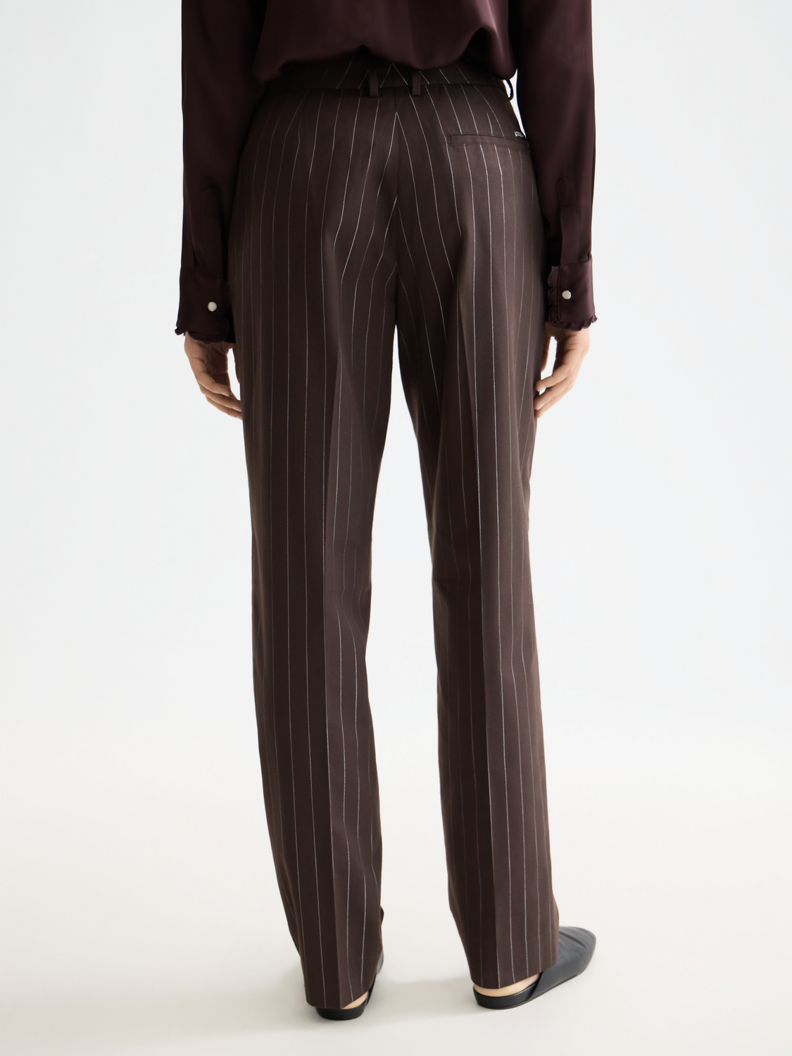 White Smoke מכנסי פסים ארוכים לנשים Robyn SCOTCH & SODA