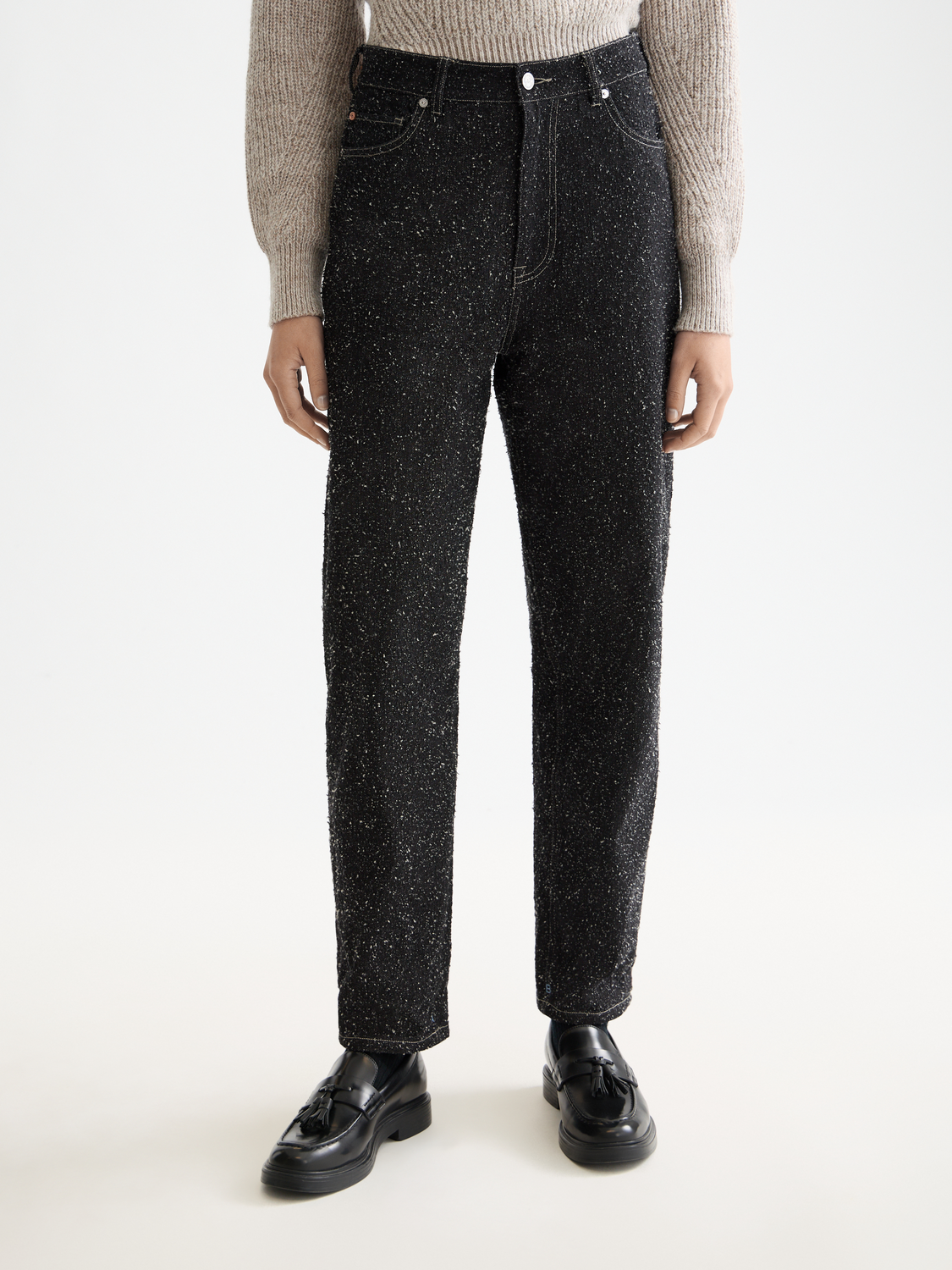 Black ג'ינס ארוך לנשים The Tide – Balloon Leg SCOTCH & SODA