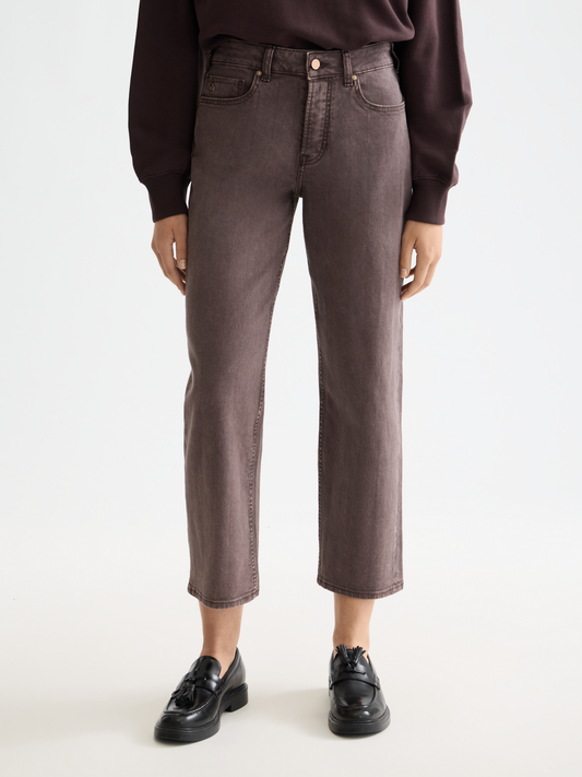 Dark Slate Gray ג'ינס ארוך לנשים The Sky – Straight Leg SCOTCH & SODA