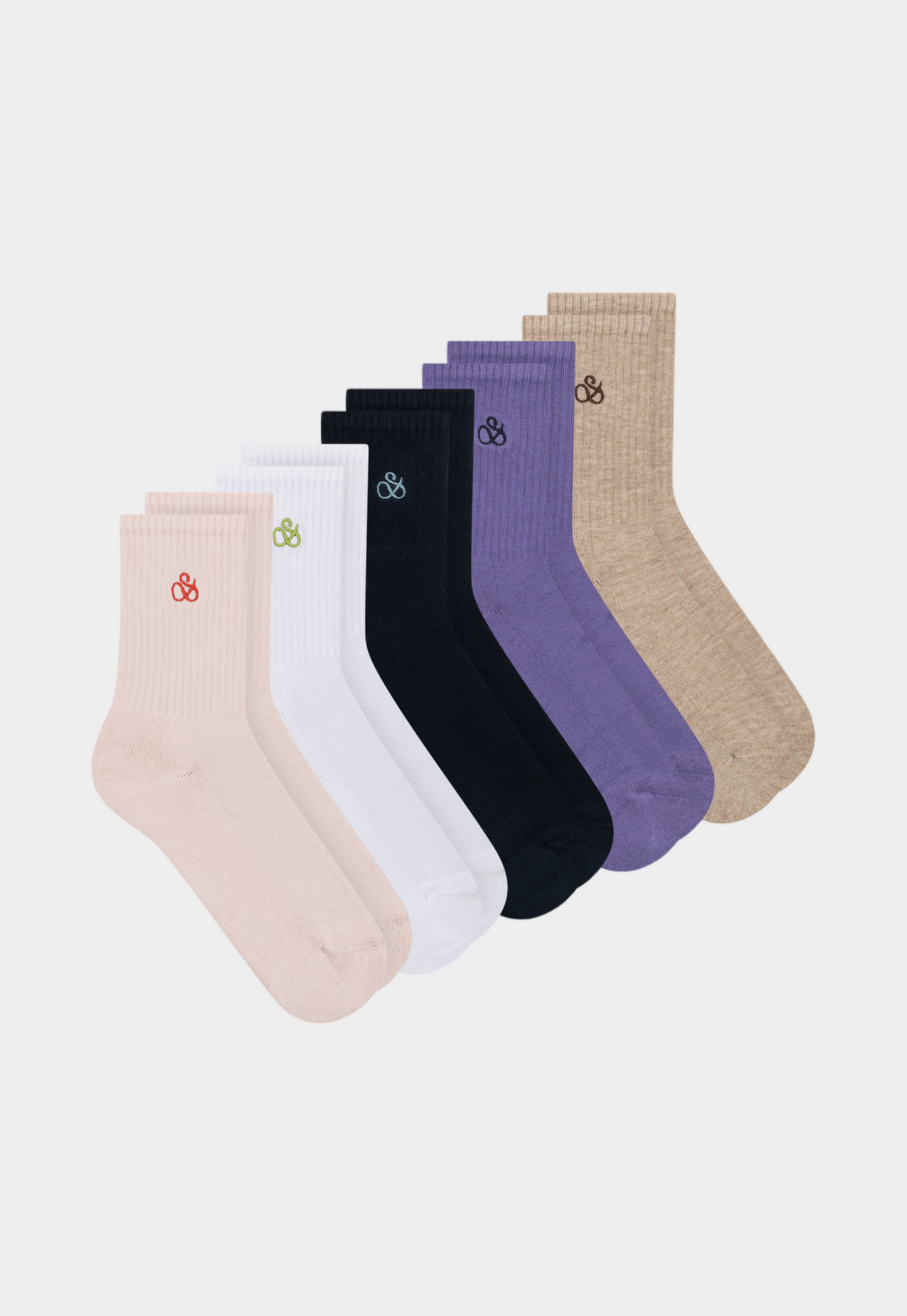 Lavender מארז גרביים לנשים | 5 זוגות Terry SCOTCH & SODA