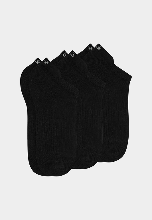 Black מארז גרביים לנשים 3PK - 1/2 Terry Low Cut Socks SCOTCH & SODA