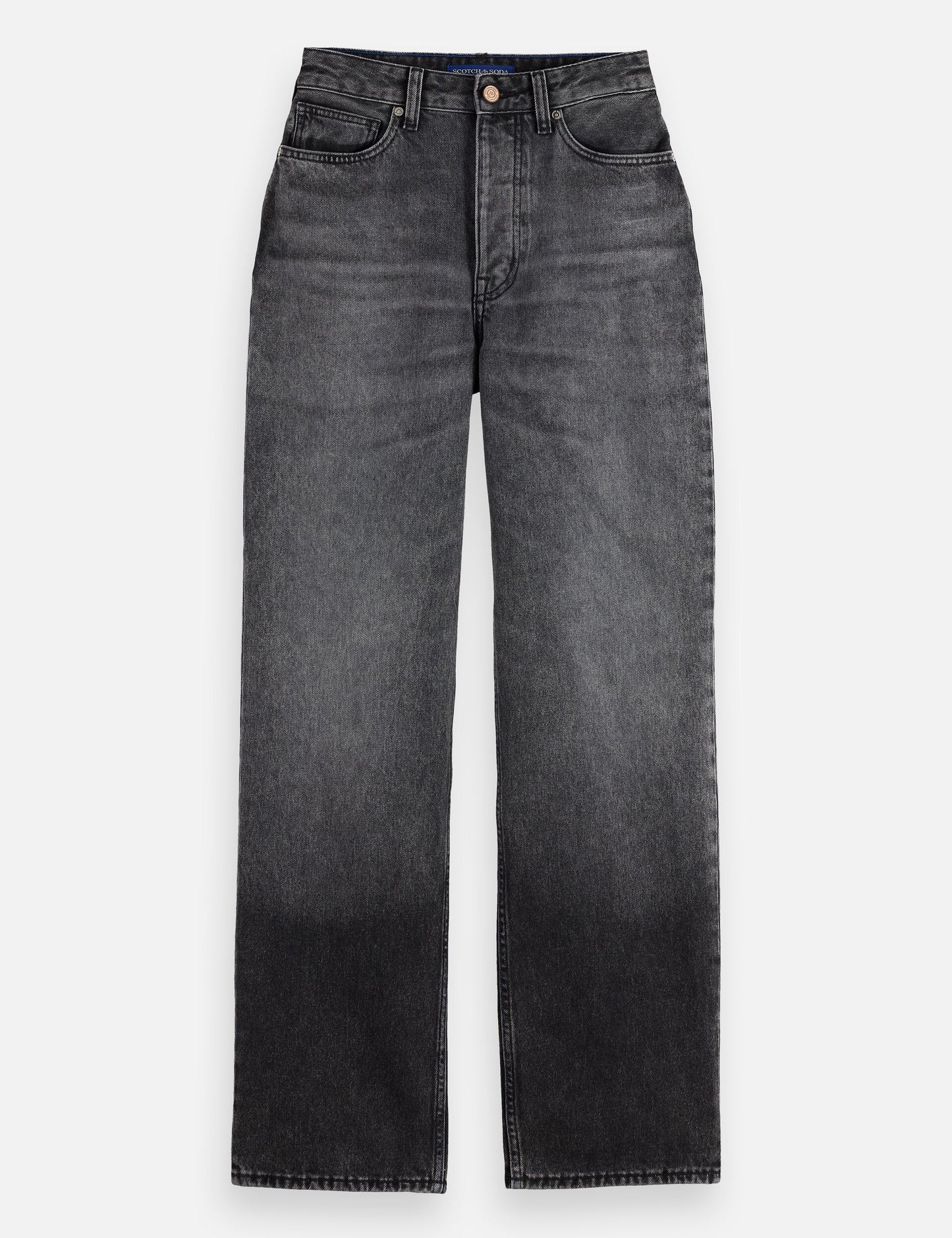 Dim Gray ג'ינס ארוך לנשים The Ripple - Straight Fit SCOTCH & SODA