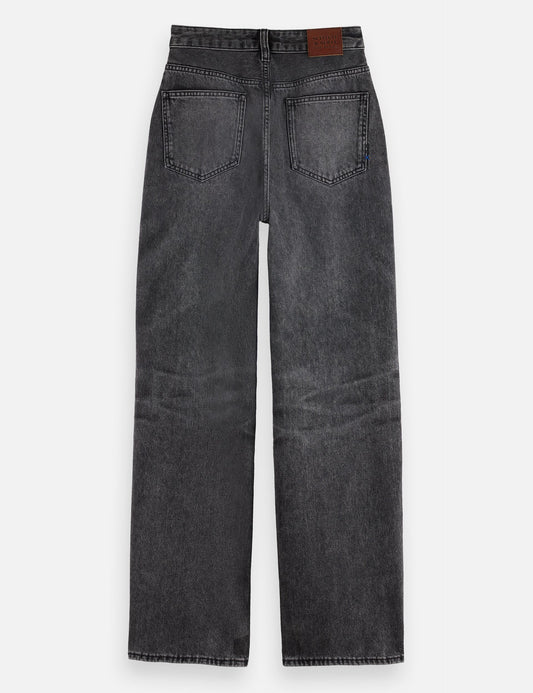 Dark Slate Gray ג'ינס ארוך לנשים The Ripple - Straight Fit SCOTCH & SODA