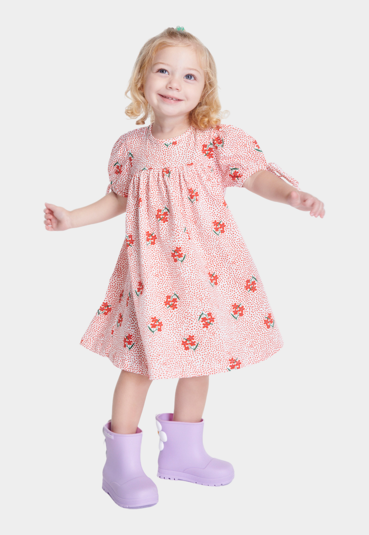 Lavender MINI MELISSA WELLY BLOOMY BB מגפי גשם MELISSA