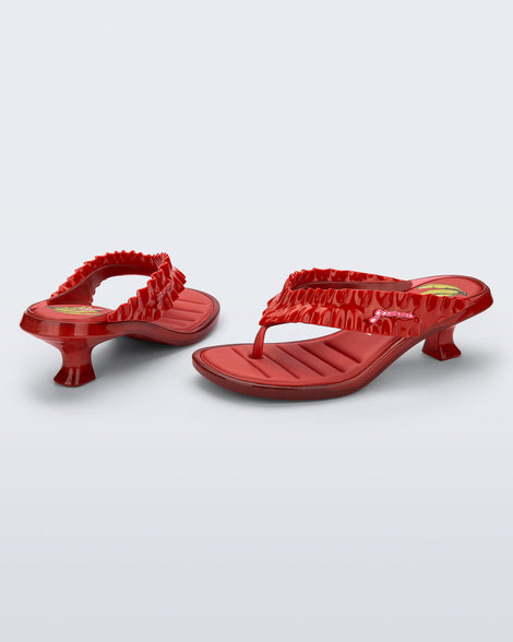 Lavender כפכפים עקב Melissa Thong X  GANNI MELISSA