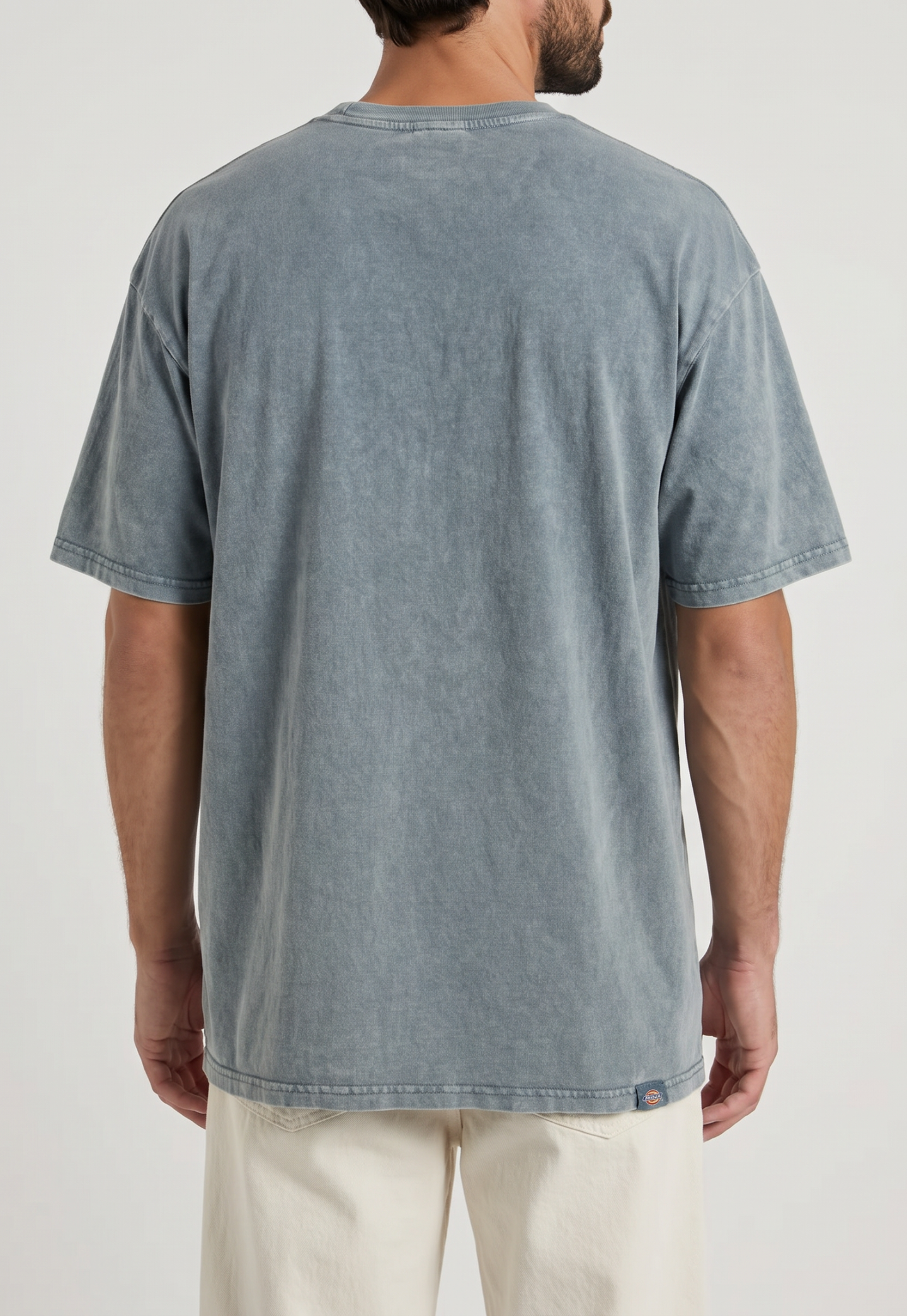 Light Gray טי שירט קצרה לגברים Plentywood DICKIES