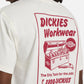 Antique White טי שירט קצרה לגברים Dry Ridge DICKIES