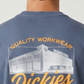 Antique White טי שירט קצרה לגברים Wellsville DICKIES