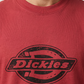 Maroon טי שירט קצרה לגברים Plainville DICKIES