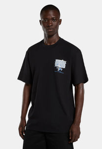 Black טי שירט קצרה לגברים Lynndyl DICKIES