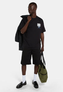 Black טי שירט קצרה לגברים Lynndyl DICKIES