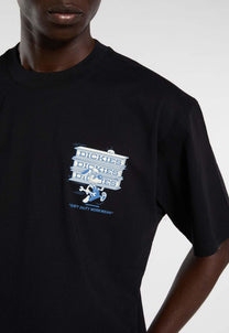 Black טי שירט קצרה לגברים Lynndyl DICKIES