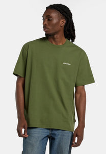 Dark Olive Green טי שירט קצרה לגברים Loretto DICKIES
