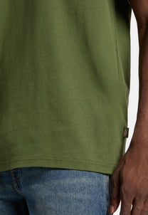 Dark Olive Green טי שירט קצרה לגברים Loretto DICKIES