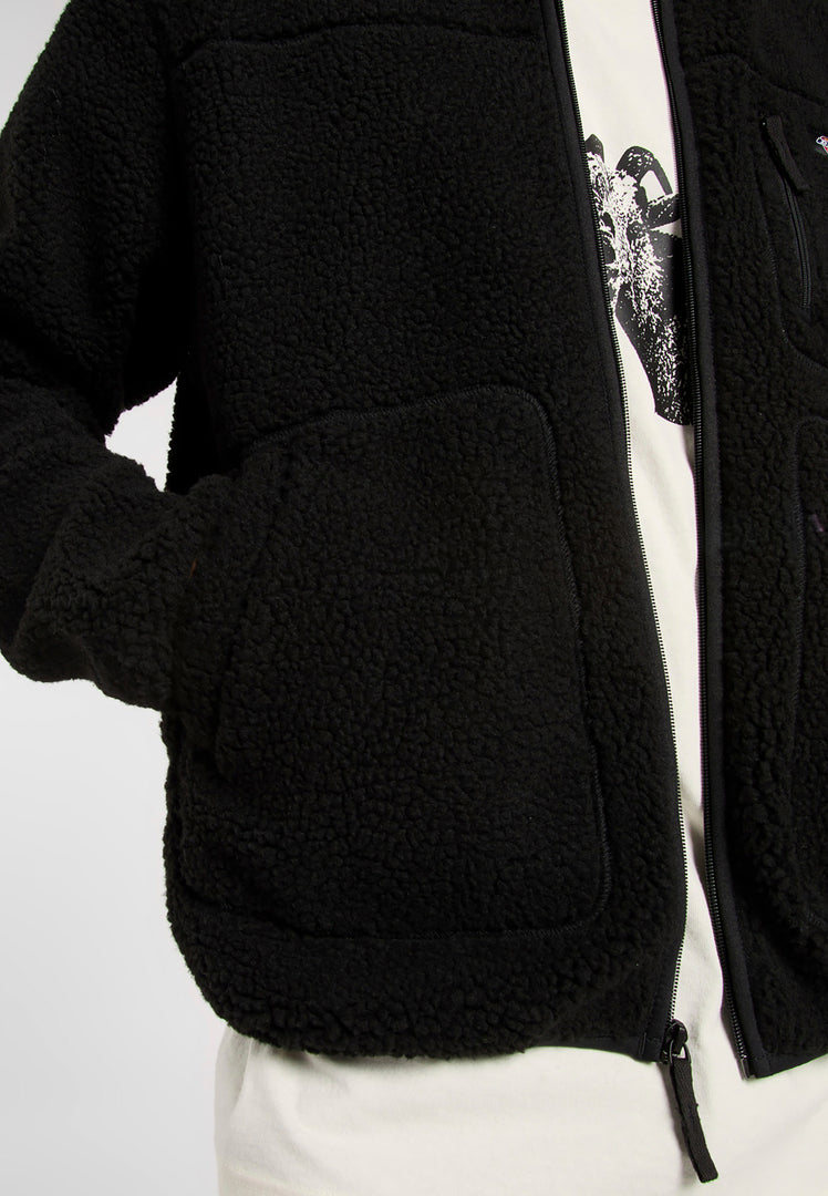 Light Gray ג'קט פליז לגברים Mount DICKIES