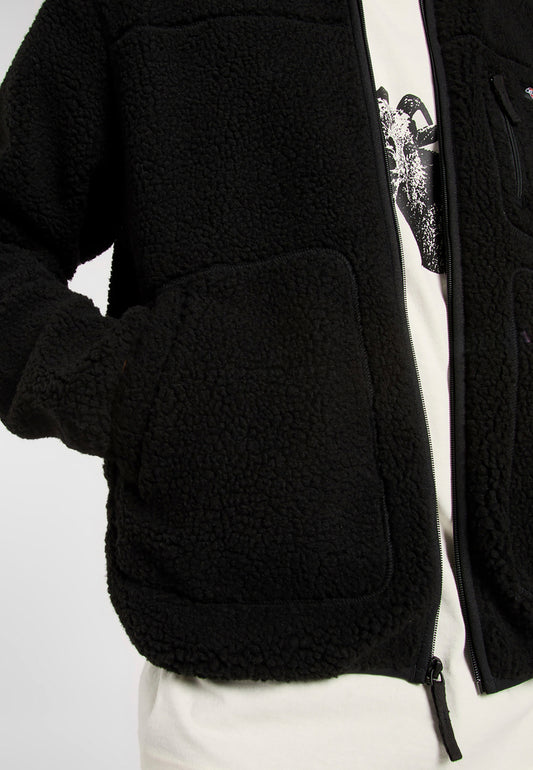 Light Gray ג'קט פליז לגברים Mount DICKIES