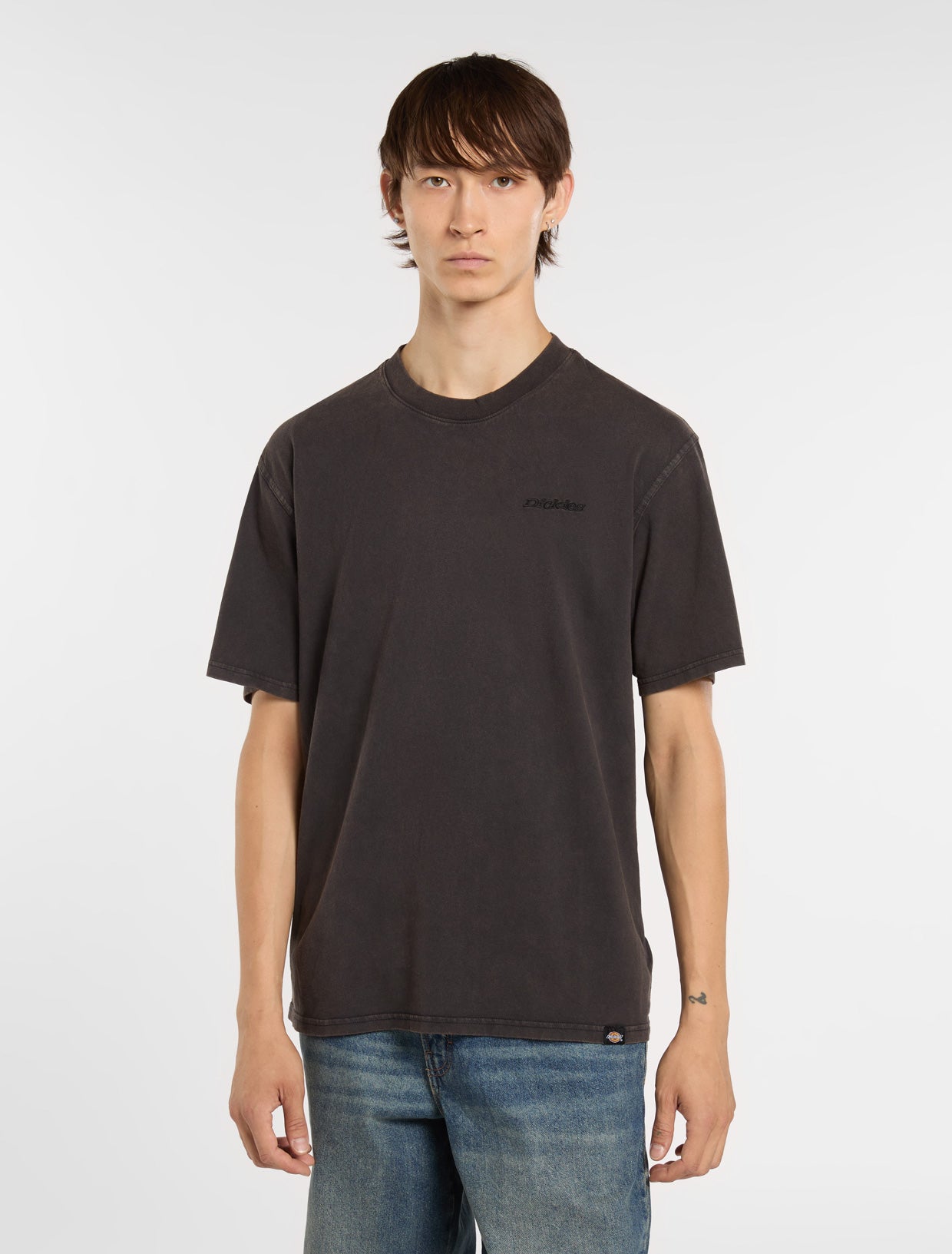 Antique White טי שירט קצרה לגברים Plentywood DICKIES