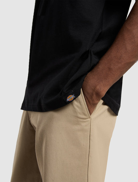 Light Gray טי שירט קצרה לגברים Sneedville DICKIES