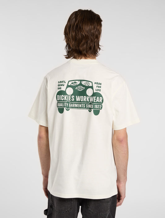 Light Gray טי שירט קצרה לגברים Gordonsville DICKIES