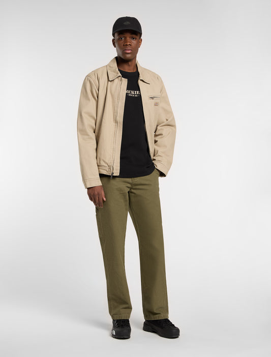 Light Gray טי שירט ארוכה לגברים Waffle DICKIES