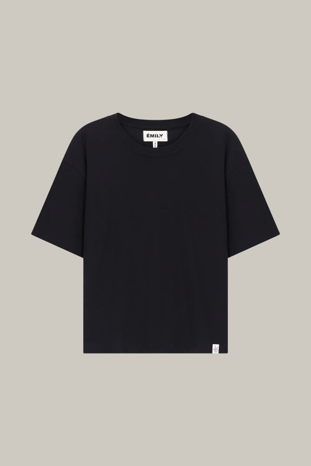 Black THE KIND T-SHIRT טי שירט קצרה EMILY