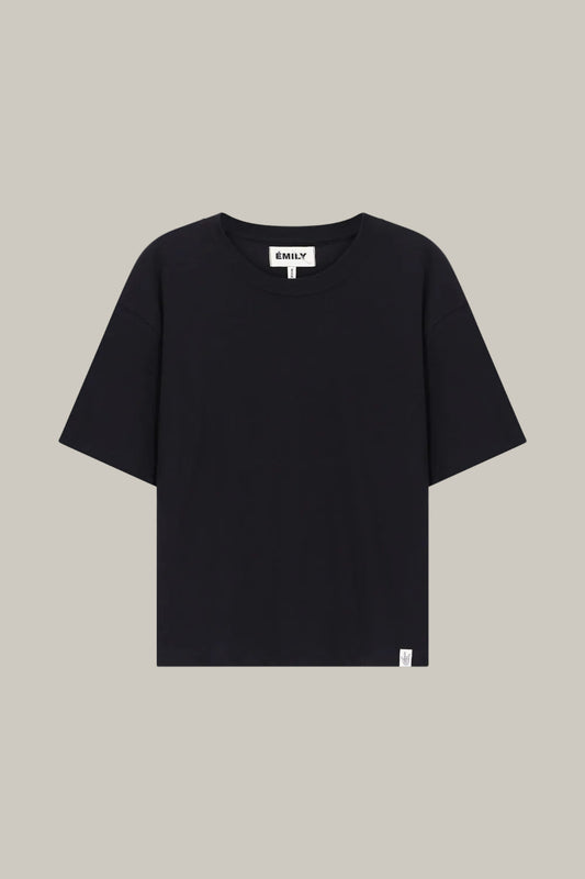 Black THE KIND T-SHIRT טי שירט קצרה EMILY