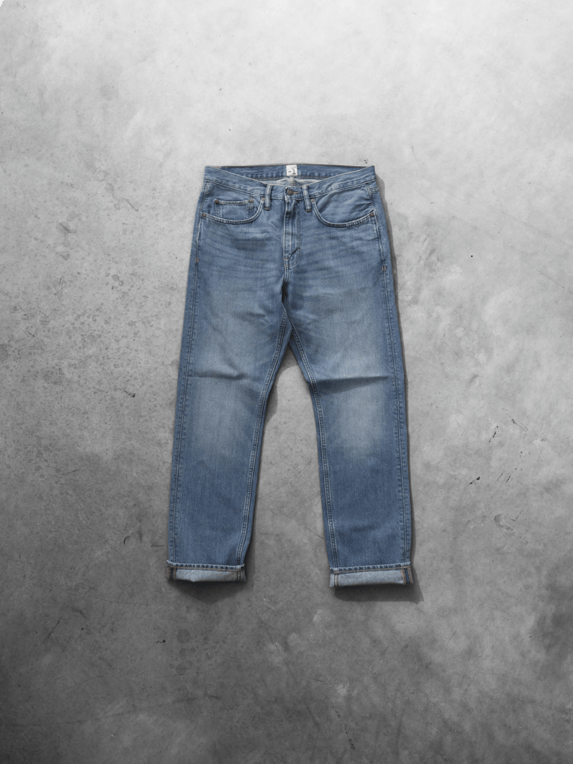 Light Slate Gray ג׳ינס ארוך לגברים S90 – Straight Leg MINUS 1