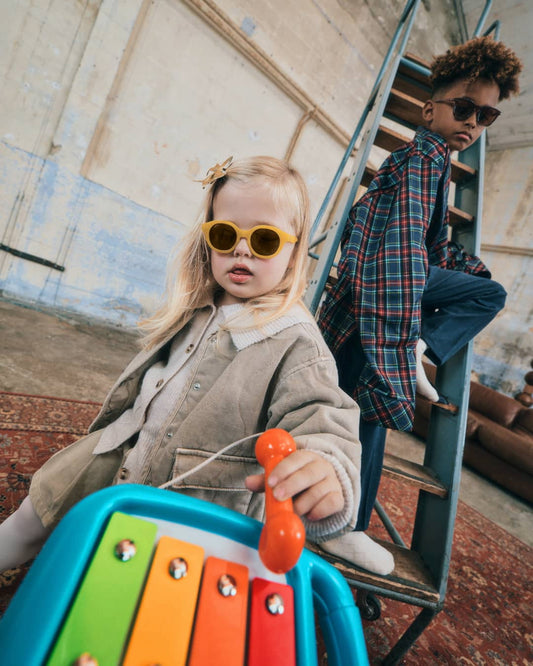 Dark Gray משקפי שמש לתינוקות C | 0-12 חודשים IZIPIZI