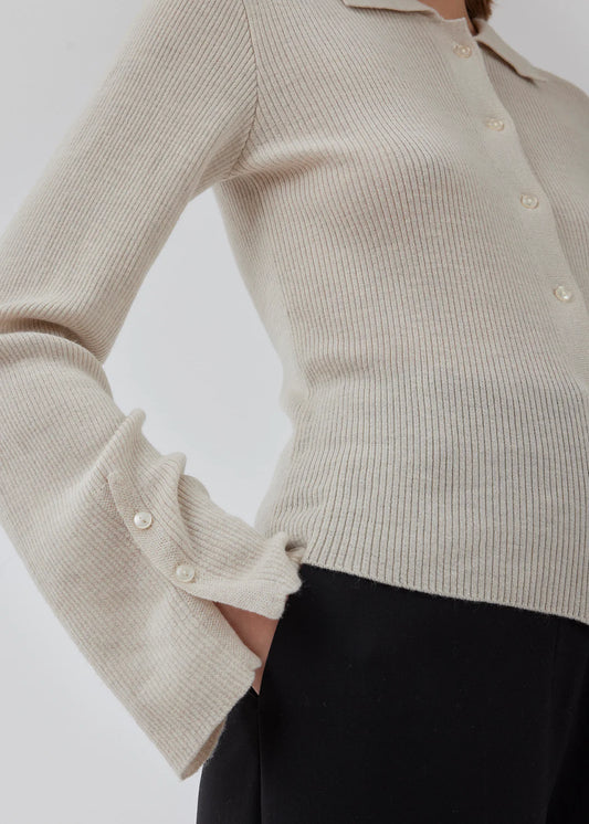 Gray קרדיגן צמר לנשים Hiroki MODSTROM