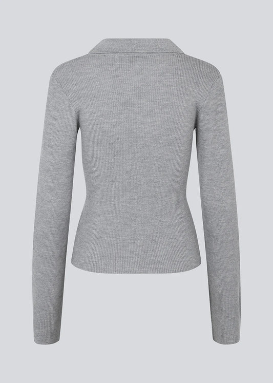 Light Gray קרדיגן צמר לנשים Hiroki MODSTROM