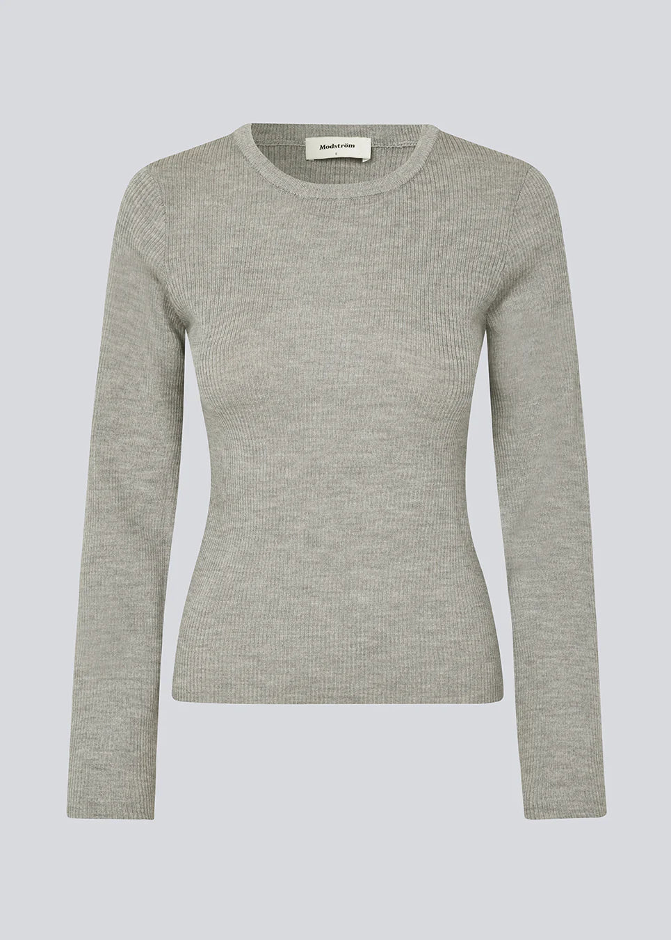 Light Gray סריג צמר לנשים Hiroki MODSTROM