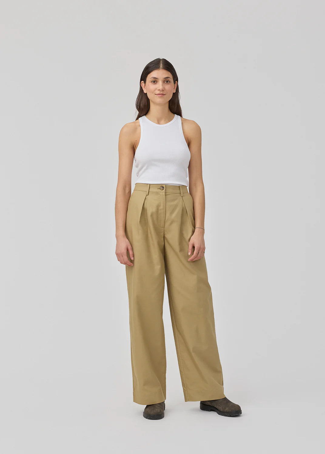 Light Gray מכנסיים ארוכים לנשים Tore MODSTROM