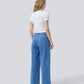 Light Gray ג'ינס ארוך לנשים Isolde – Wide Leg MODSTROM