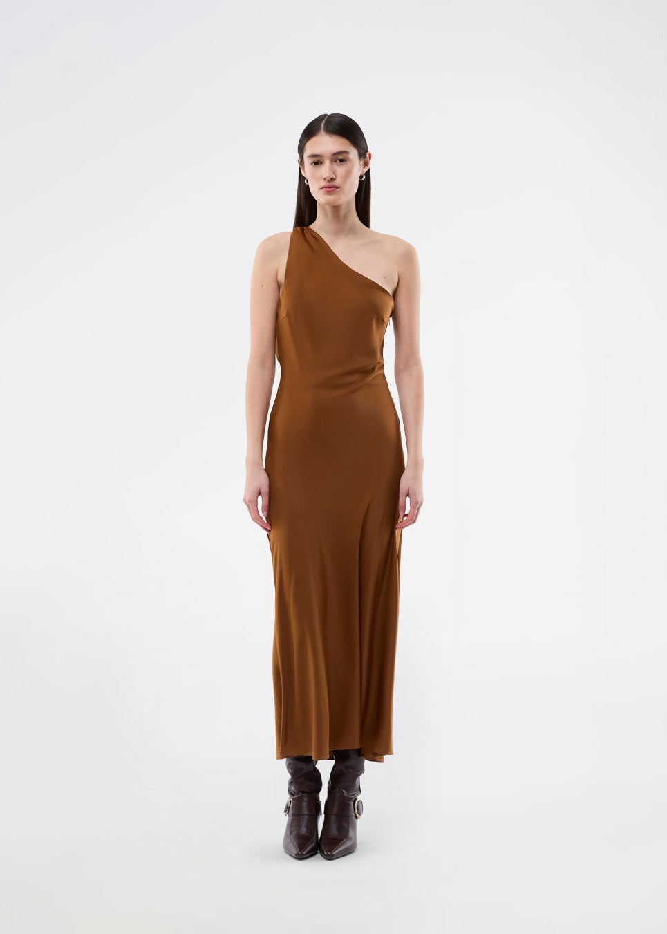 Saddle Brown שמלת מידי לנשים Narcissamd MODSTROM