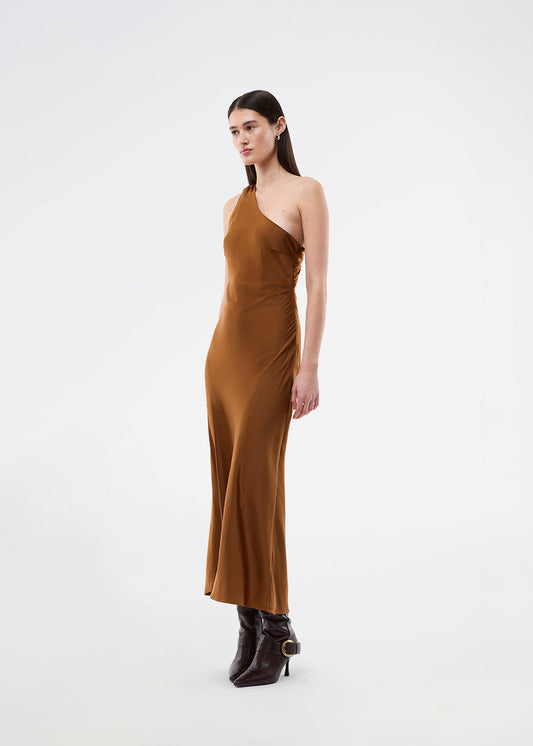 Saddle Brown שמלת מידי לנשים Narcissamd MODSTROM