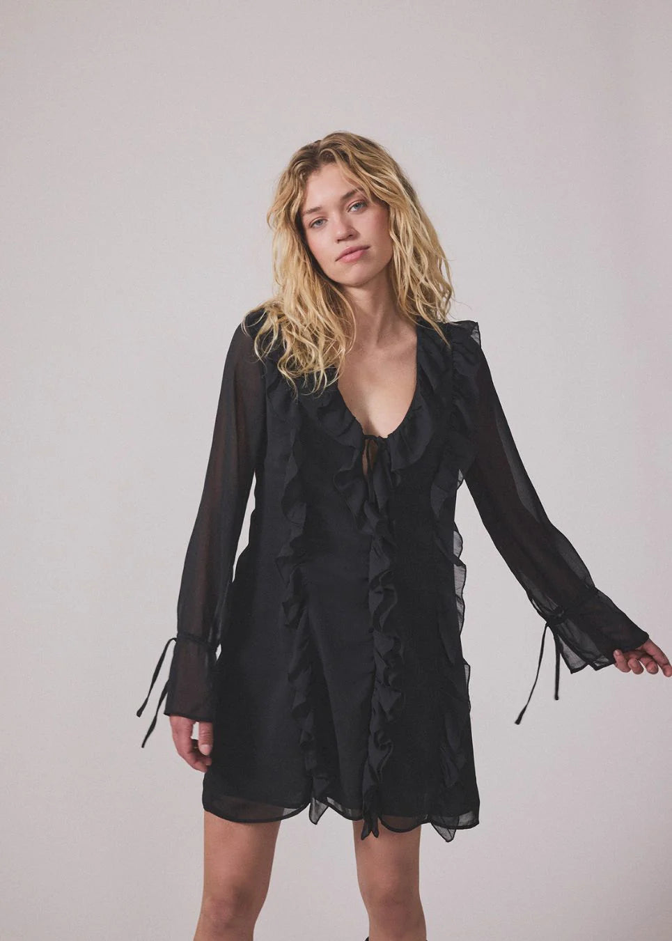 Gray שמלת מיני לנשים Norris MODSTROM