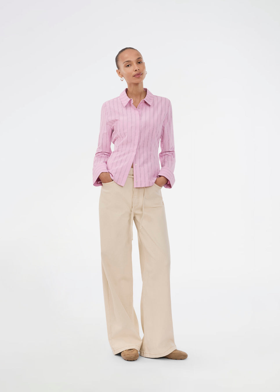Gray ג'ינס ארוך לנשים Isoldemd - Loose Fit MODSTROM