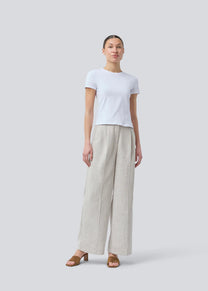 Light Gray טי שירט קצרה לנשים Dae MODSTROM