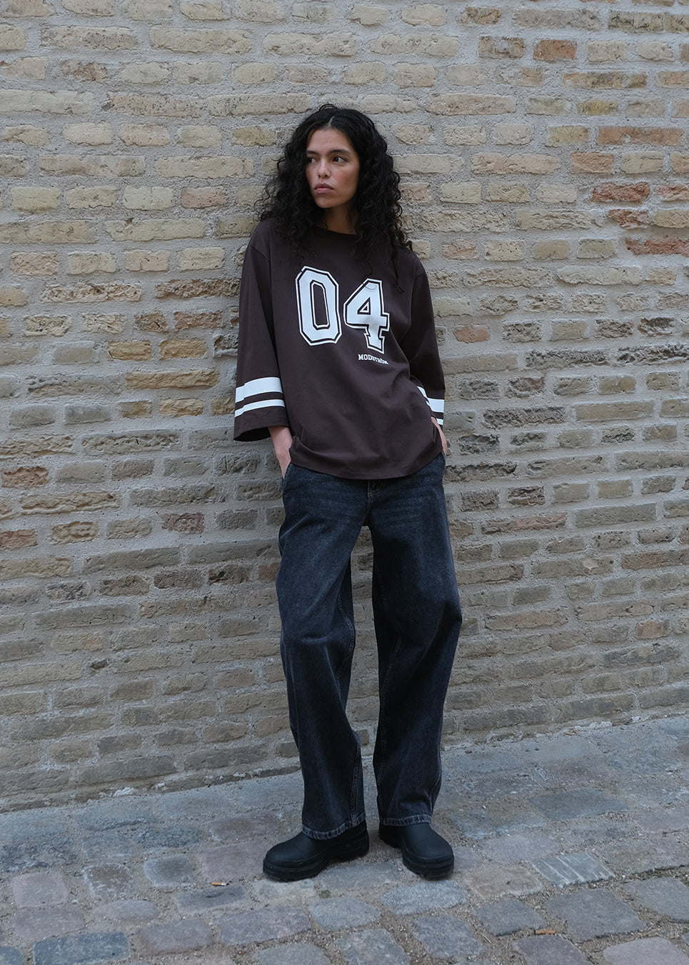 Slate Gray ג'ינס ארוך לנשים Poppy – Wide Leg MODSTROM