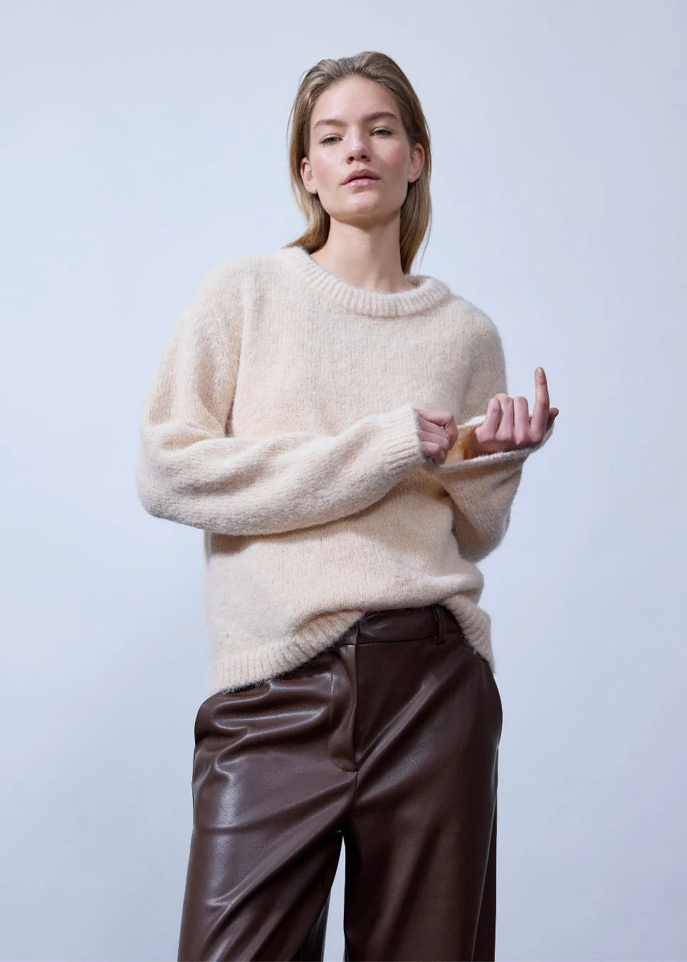 Light Gray סוודר לנשים Philip MODSTROM