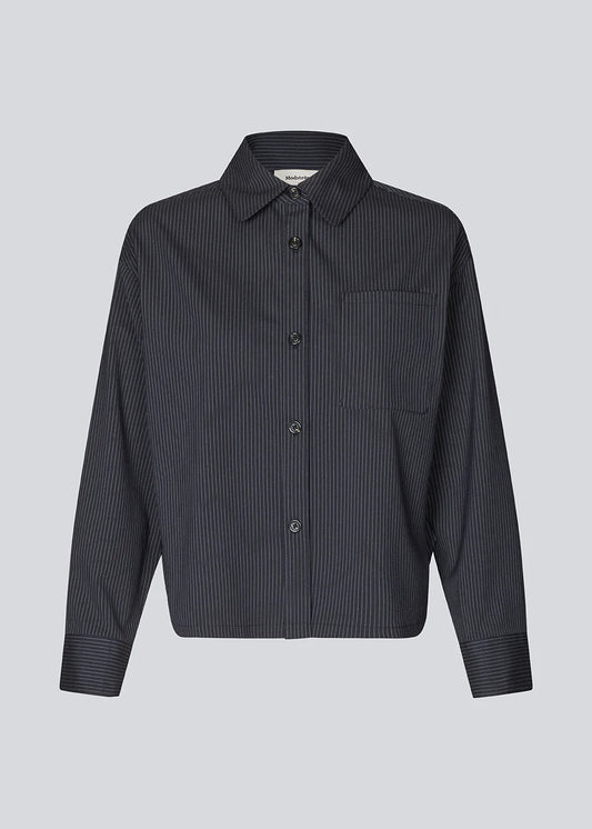 Light Gray חולצה מכופתרת ארוכה לנשים Paityn MODSTROM