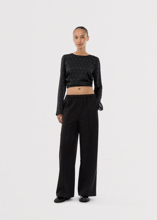 Black מכנסיים ארוכים לנשים Ridermd MODSTROM