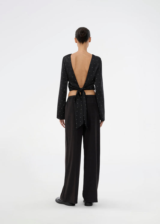 Black מכנסיים ארוכים לנשים Ridermd MODSTROM