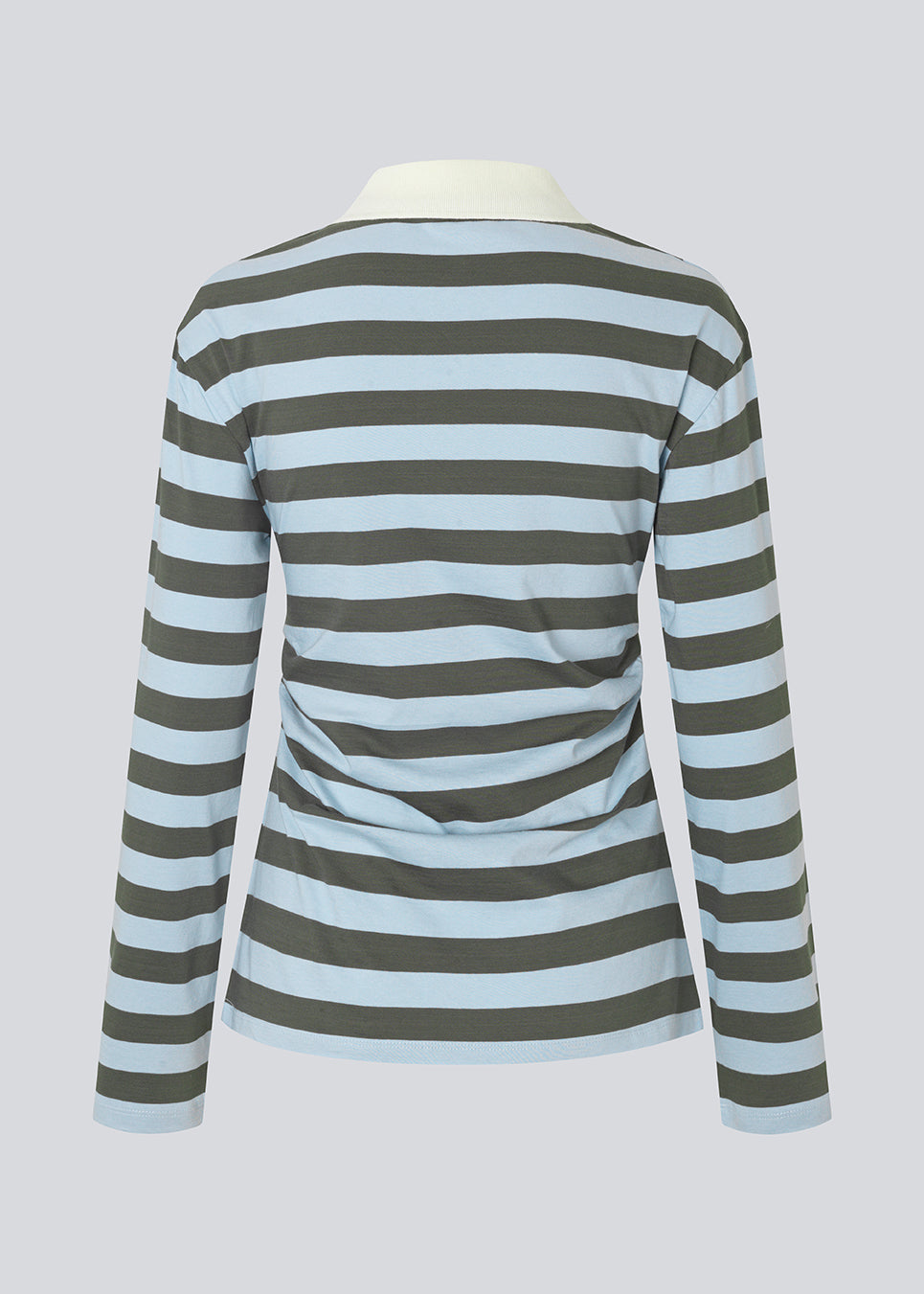 Light Gray חולצת פולו ארוכה לנשים Stetsonmd MODSTROM