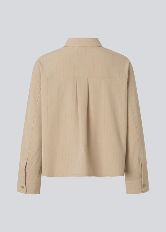 Tan חולצה מכופתרת ארוכה לנשים  Sarahmd MODSTROM